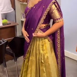 Exclusive Premiun Kanjivaram Lehenga Choli