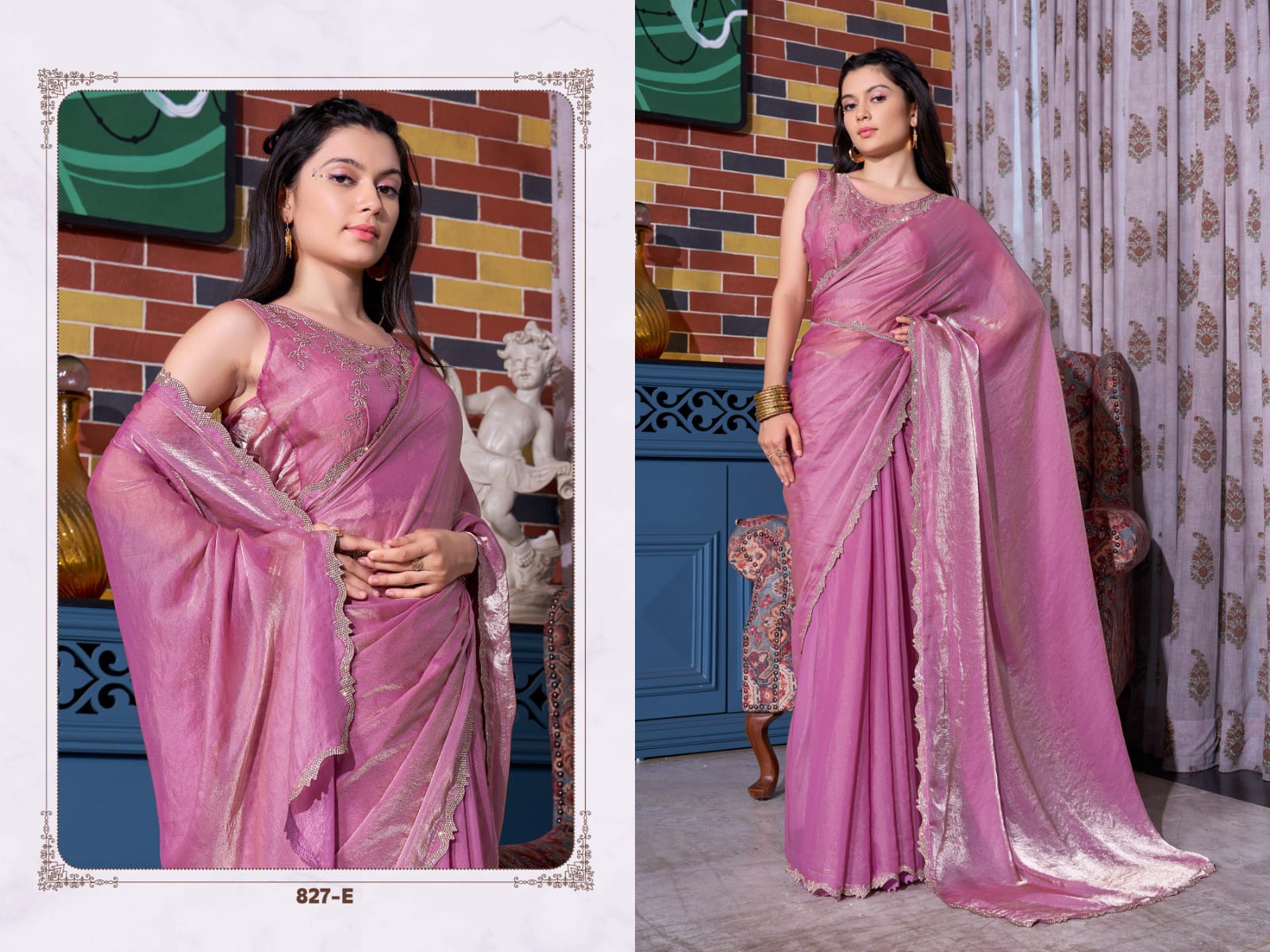 Beautyfull Satin Silk Saree Collection