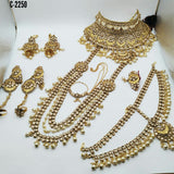 Bridal necklace accessories combo set