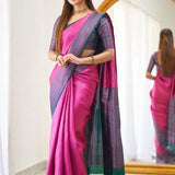 Beautiful Art Silk Jacquard Border Saree