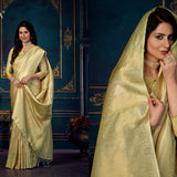 Partywear soft Jacquard silk saree