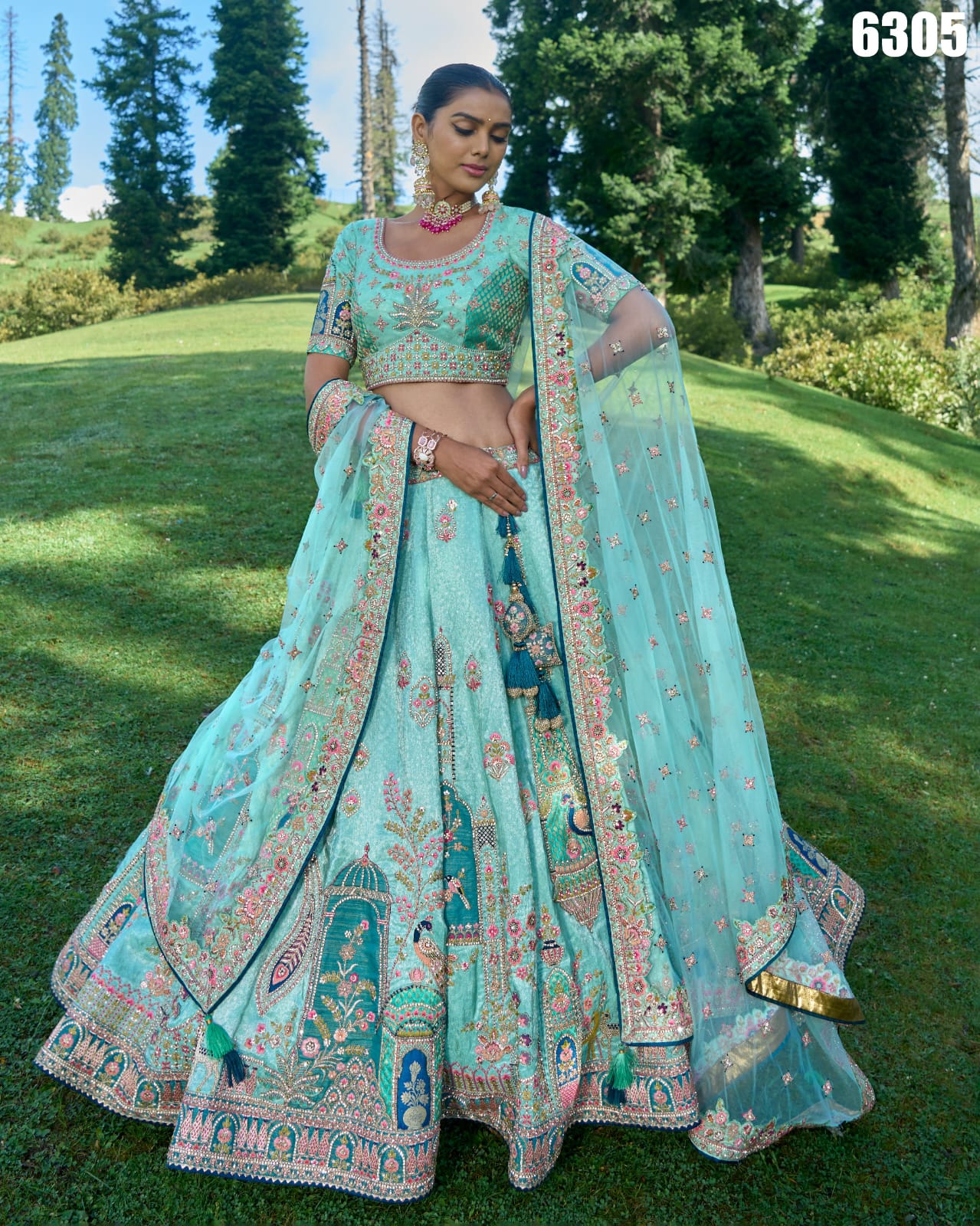 Attractive  Premium  Bridal Wedding  Lahenga  Choli