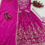 Designer Silk Heavy Gown