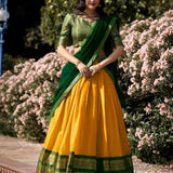 Kanchipuram Silk Zari Weaving Lehenga