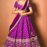 Purple Embroidered Women's Trending Collection