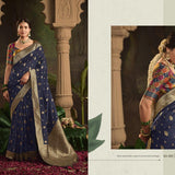 Traditional Bridal Dola Silk Saree