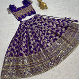 Kids Festive Silk Lehenga Choli