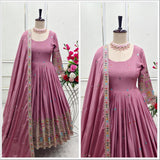 Dandiya Embroidered Anarkali Gown