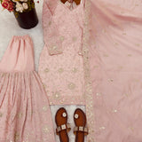 Presenting Simmer Silk Embroidered Suit