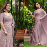 Luxury Satin Chiffon Saree Collection