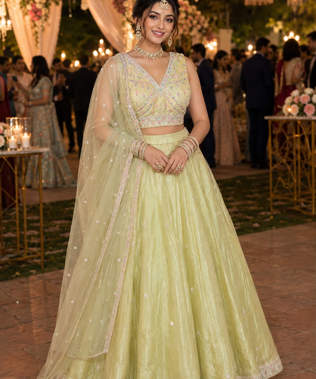 Hirni Stunning Viscose Lehenga