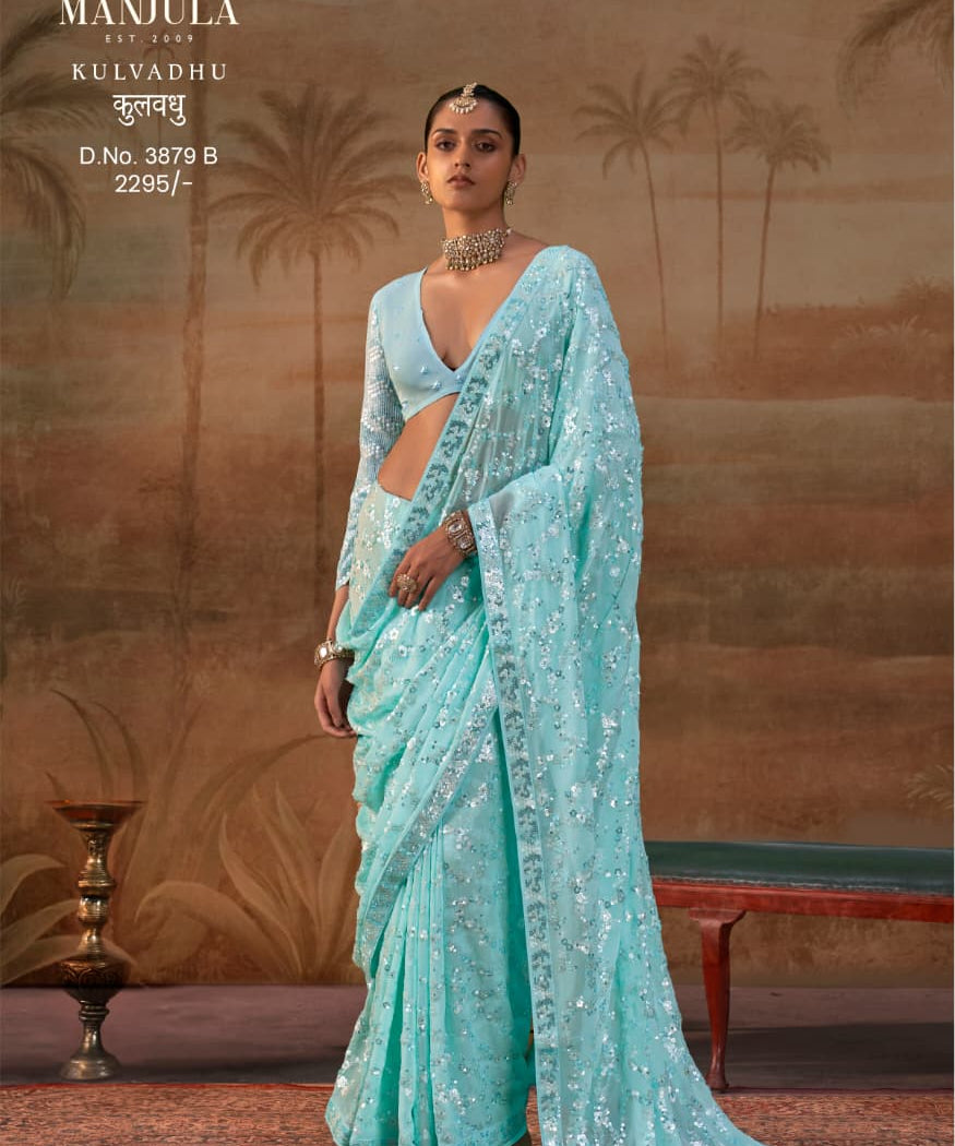 Premium Lightweight Georgette Saree