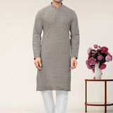 New Designs in Lucknowi Work with Inner kurta Pajama