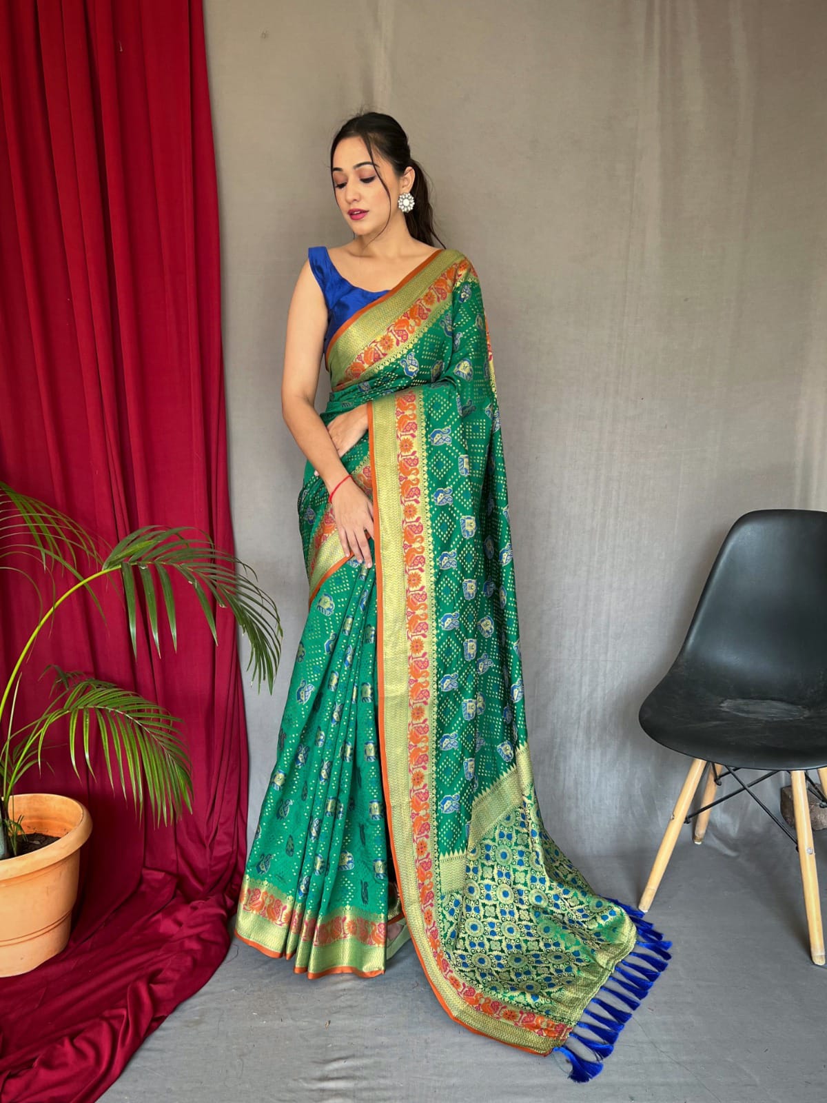 Ocaasional Patola Silk Saree