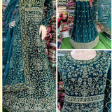 Heavy Embroidered Gown Velvet Collection