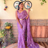 Gorgeous Sequnce Work Saree