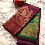 Kuber Elite Fancy Silk Saree