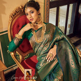 Wonderfull Copper Zari Silk Saree