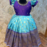 Kanjivaram Silk Kids Gown