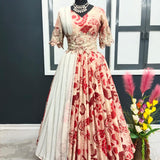 Launching New Party Wear Look Gown & Dupatta Set