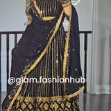 Pakistani Heavy Sequance Anarkali Gown