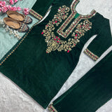 Pakistani Heavy Viscose Velvet Suit