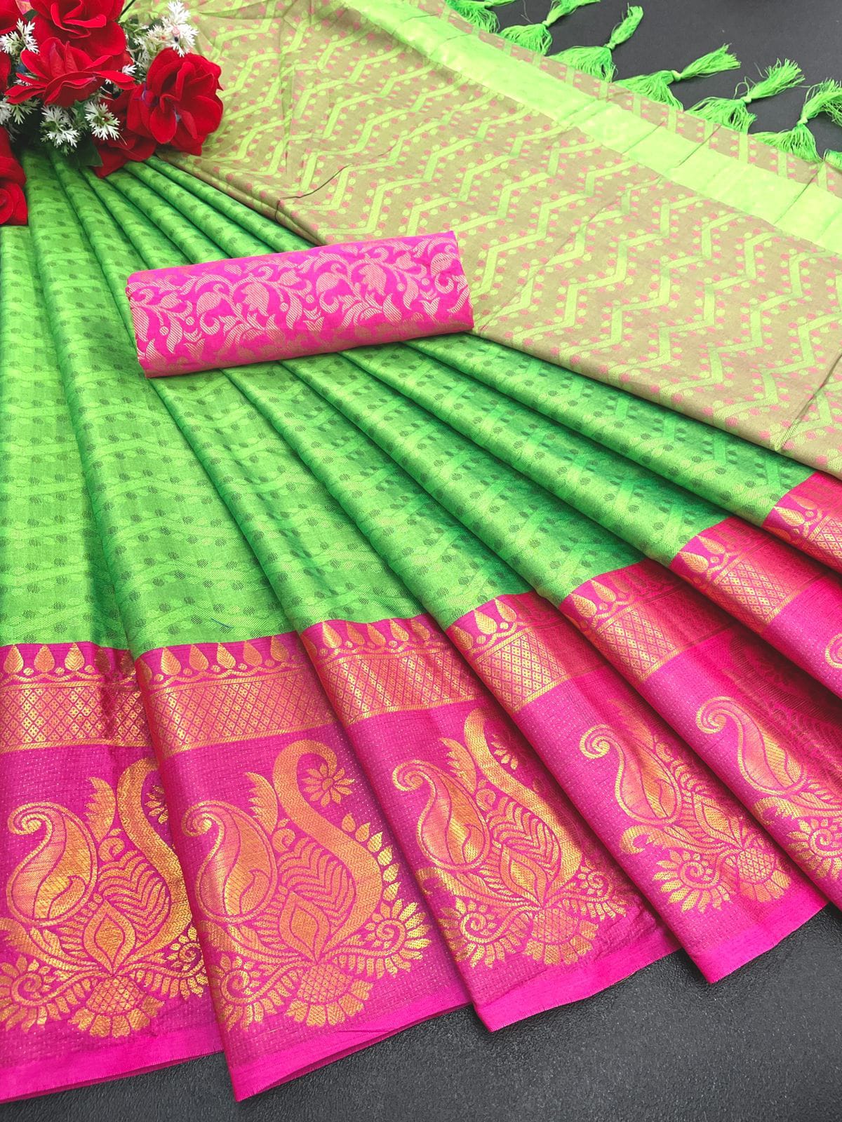 Pure Cotton Silk  Saree