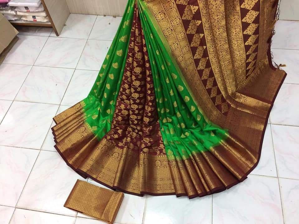 Moonga Soft Silk Saree,