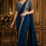 Aashvi Satin Silk Readymade Saree