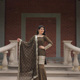 Partywear Georgette Top Sharara