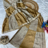 Premium Stylish Tissue Silk Suit