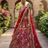 Royal Wedding Embroidered Lehenga
