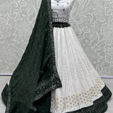 Heavy Bridal Georgette Lehenga