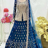 Partywear Indo Lehenga Set