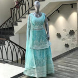 Launching New Designer Party Wear Look Top , Lehenga