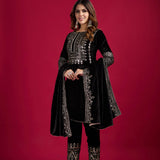 Designer Party Wear Look Top-Dupatta