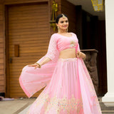 Pink Heavy Lehenga Choli Collection