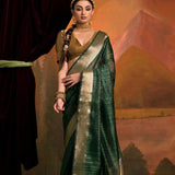 Exclusive Rajyog Moss Silk Saree