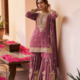 Stunning Purva Chinon Top Sharara