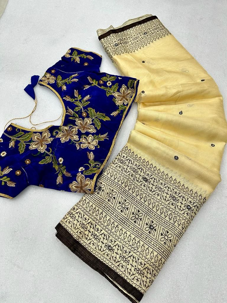 New arrivals Jute silk saree