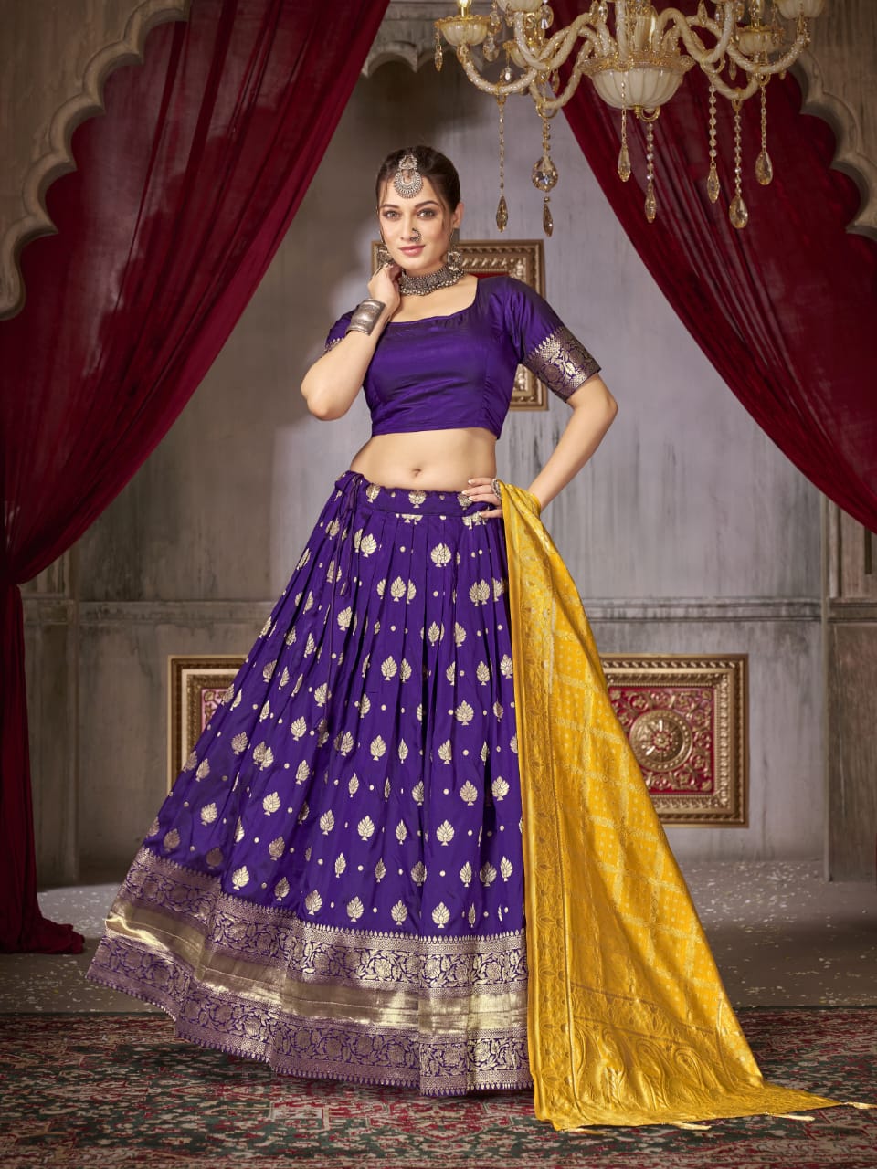 Vibrant Traditional Silk Lehenga Choli