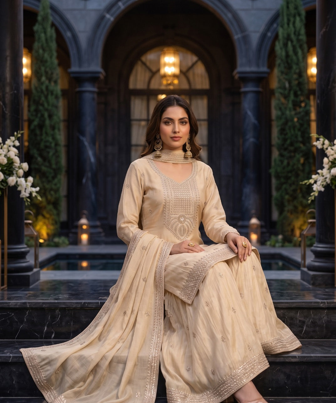 Shikhaa Elegance Embroidered Suit