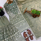 Classical Embroidered Pista Suit
