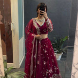 Trending Faux Georgette Lehenga Choli