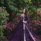 Blooming Viscose Anarkali Gown Collection