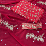 Bollywood Designer Red Partywear Saree