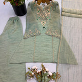 Pista Fendy Silk Ethnic Suit