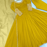 Launching New Party Wear Look Anarkali Gown