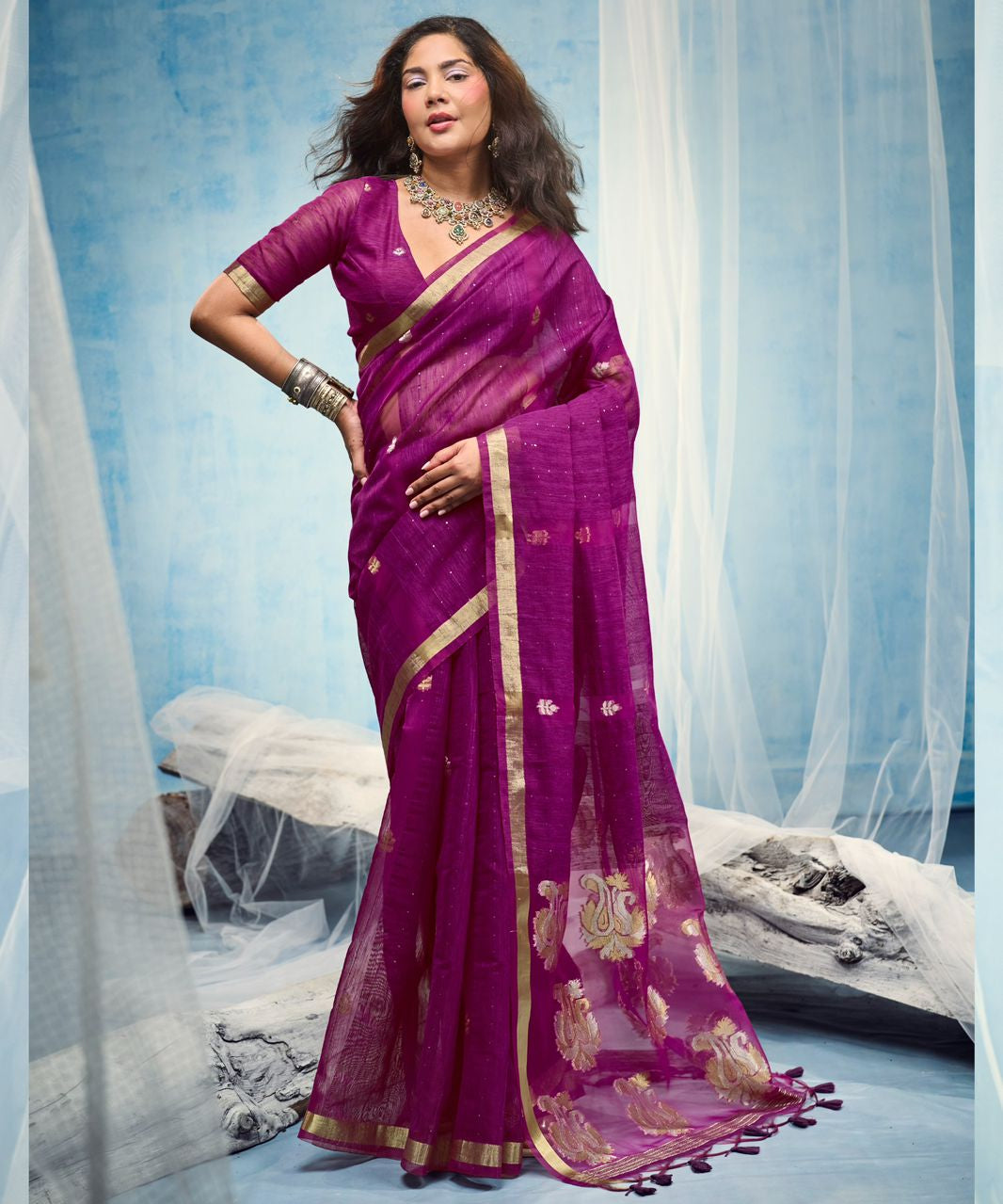 Seerat Pure Silk Hand loom Saree