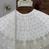 Sangeet Special Georgette Embroidered Lehenga